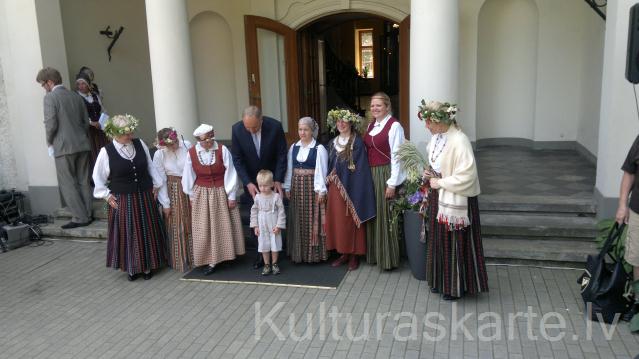 Pieņemšana pie prezidenta 6.07.2012.